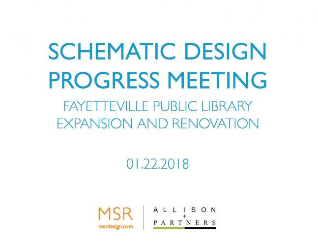 Schematic Design Progress Meeting